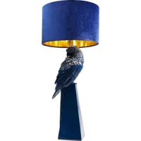 lampe perroquet en acier bleu