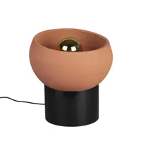 lampe à poser ronde en terre cuite d29cm terracotta