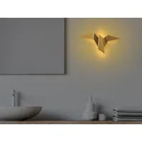 applique murale birdy 1 lampe doré