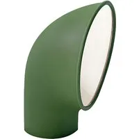 artemide lampe avec fixation au sol pour extérieur piroscafo (vert - fonte d'aluminium, polycarbonate)