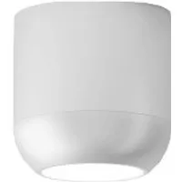 axo light lampe à plafond urban (h 13,8 cm blanc froissé - aluminium)