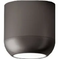 axo light lampe à plafond urban (h 13,8 cm nickel opaque - aluminium)