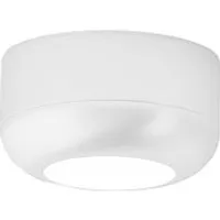 axo light lampe à plafond urban mini (h 3,5 cm blanc froissé - aluminium)