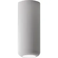 axo light lampe à plafond urban mini (h 16,5 cm blanc froissé - aluminium)