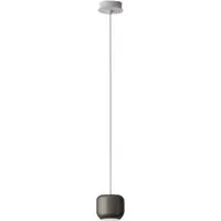 axo light lampe à suspension urban (h 16 cm nickel opaque - aluminium)