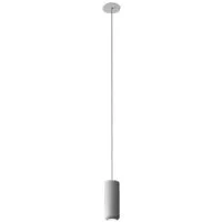 axo light lampe à suspension urban mini recessed (h 17,6 cm blanc froissé - aluminium)