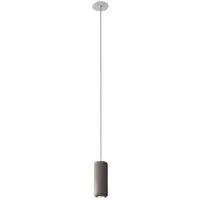 axo light lampe à suspension urban mini recessed (h 17,6 cm nickel opaque - aluminium)
