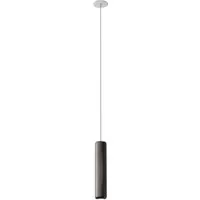 axo light lampe à suspension urban mini recessed (h 32,6 cm nickel opaque - aluminium)