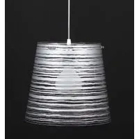 emporium lampe à suspension pixi grand (argent - polycarbonate transparent)