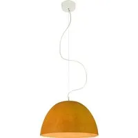 in-es.artdesign lampe à suspension h2o nebulite (orange - laprene, acier et nebulite)