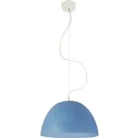 in-es.artdesign lampe à suspension h2o nebulite (bleu - laprene, acier et nebulite)