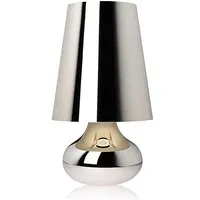 kartell lampe de table cindy (platinum - abs métallisé)