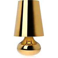 kartell lampe de table cindy (or foncé - abs métallisé)