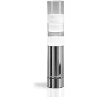 leucos lampadaire stacking b (gris fumé / blanc / miroir - verre et métal)