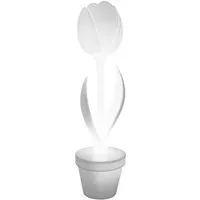 myyour lampadaire pour extérieur tulip xl (blanc pour extérieur - polyéthylène)