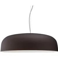 oluce lampe à suspension canopy (bronze ø 60 cm - aluminium)