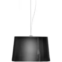 pedrali lampe à suspension l001s/b (noir - méthacrylate)