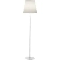 slide lampadaire ali baba steel h 185 cm (base blanc opaque - polyéthylène et métal)