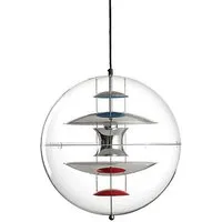 verpan lampe à suspension vp globe (ø 50 cm - réflecteurs en aluminium)