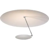 catellani & smith lampe de plafond lederam c150 (blanc / tige satiné / disque blanc - métal)