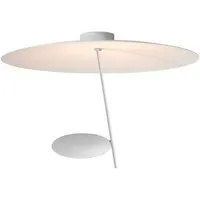 catellani & smith lampe de plafond lederam c150 (blanc / tige blanche / disque blanc - métal)