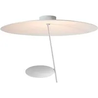 catellani & smith lampe de plafond lederam c180 (blanc / tige blanche / disque blanc - métal)
