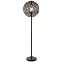 moooi lampadaire random floor lamp ii small (noir - fibre de verre et métal verni)