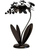 arti e mestieri lampe de table orchidea (bronze - métal)