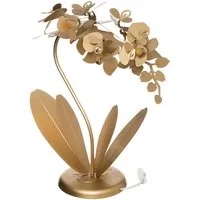 arti e mestieri lampe de table orchidea (or - métal)