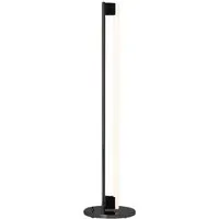 classicon lampadaire tube light floor lamp (noir - acier et verre)