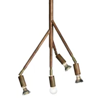 örsjö belysning lampe à suspension kvist petit cuivre brut
