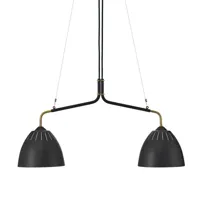 örsjö belysning lampe à suspension lean noir
