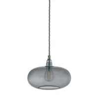 ebb & flow lampe à suspension horizon ø 21cm smokey grey