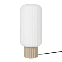 broste copenhagen lampe de table lolly sable-blanc-39 cm