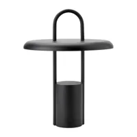 stelton lampe led portable pier 25 cm black