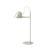 örsjö belysning lampe de table streck gris chaud, câble textile gris chaud