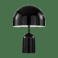 tom dixon lampe de table bell portable led 28 cm noir