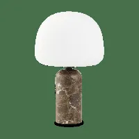 northern lampe de bureau kin 33 cm brown marble