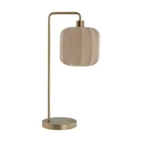 lene bjerre lampe de table sashie h58 cm linen-light gold
