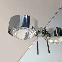 top light puk fix + lampe led à vis de fixation pour miroir sans accessoires, 2-08032-led,
