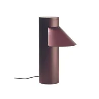 lampe à poser - riscio aluminium rouge japonais l 26 x p 10 x h 32 cm