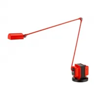 lampe de bureau - daphine led rouge mat