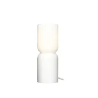 lampe à poser - lantern small blanc h 25cm,  câble l 250cm verre