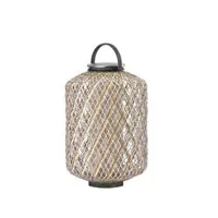 lampadaire - the others l lanterne à suspendre fibres dedon, aluminium ø 45 x h 78 cm