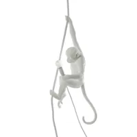 suspension - monkey ceiling blanc résine