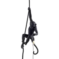suspension - monkey outdoor ceiling noir résine thermoplastique