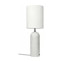 lampe blanche en marbre xl gravity - gubi