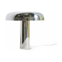 lampe de table champignon chrome - hkliving