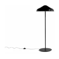 lampadaire en acier noir 120 cm pao - hay