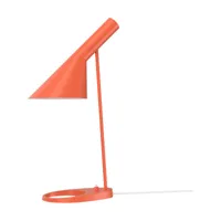 lampe de table en acier orange électrique 21,5 x 56 cm aj - louis poulsen